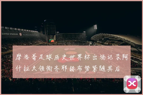 摩洛哥足球历史世界杯出场记录阿什拉夫领衔齐耶赫布努紧随其后
